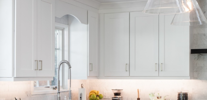 Cabinets are a key element of any kitchen. There are countless sizes, styles and designs. Standard in-stock sizes fit many needs, while custom-made cabinets will accommodate any size and style.