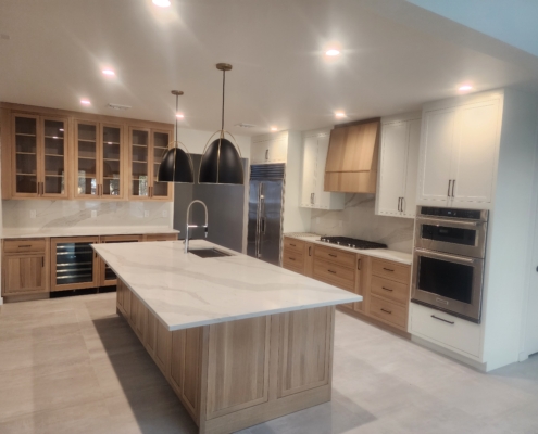 Saddle River Home Remodel - Large Kitchen Layout