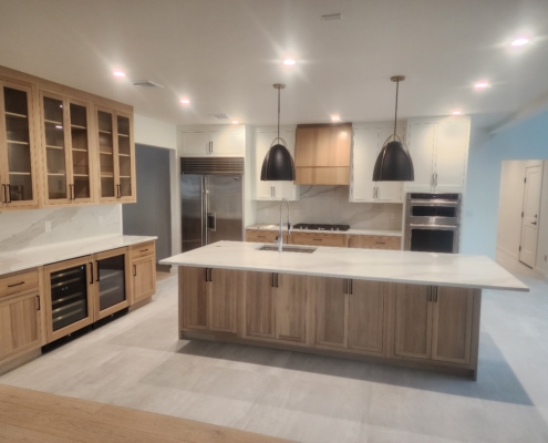 Saddle River Home Remodel - Kitchen Island with Storage