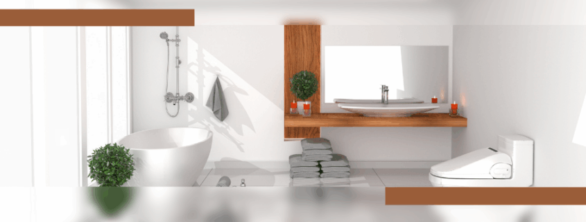 Brown Minimalist Bathroom Best Facilities Instagram Post