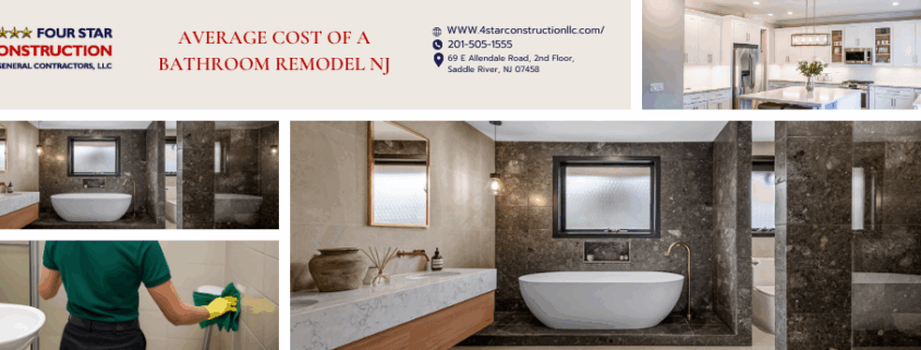 AVERAGE COST OF A BATHROOM REMODEL NJ