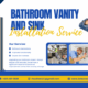 BATHROOM VANITY AND SINK INSTALLATION SERVICES