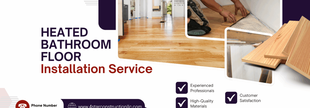HEATED BATHROOM FLOOR INSTALLATION SERVICES